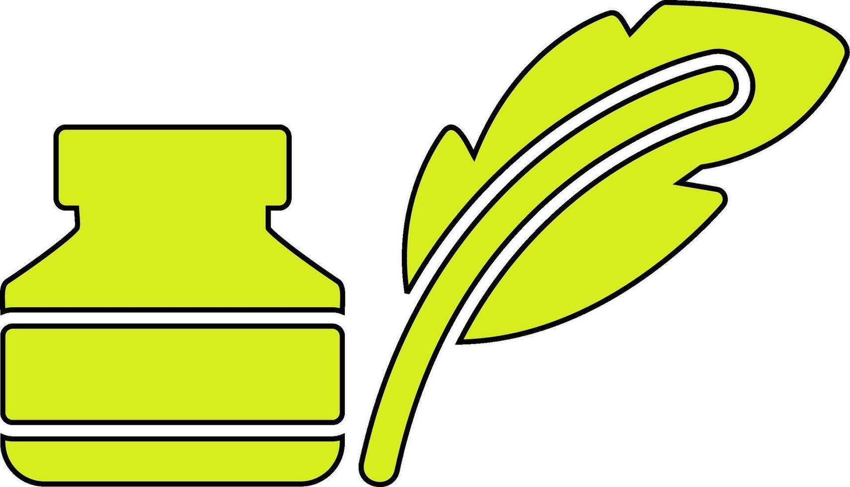 Quill And Ink Vector Icon