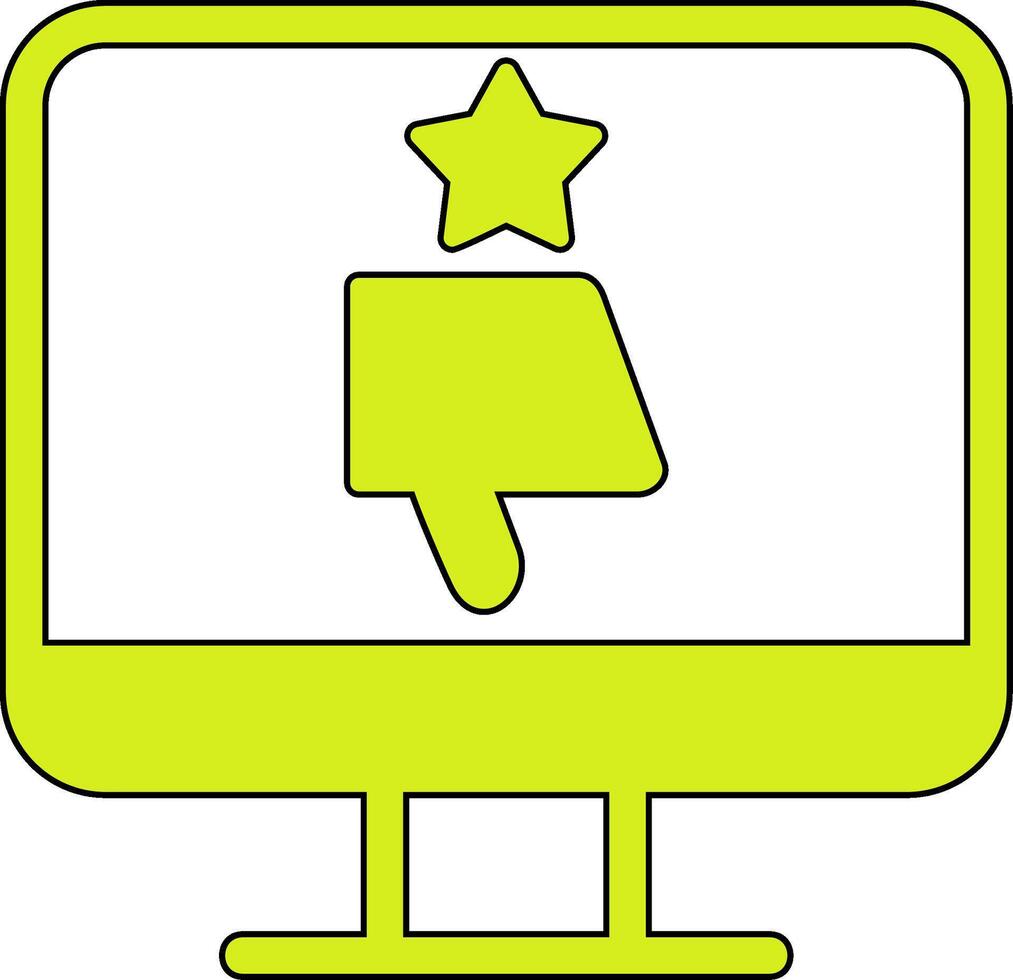 Bad Review Vector Icon
