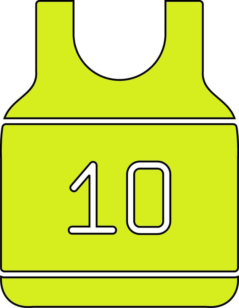 Basketball Jersey Vector Icon