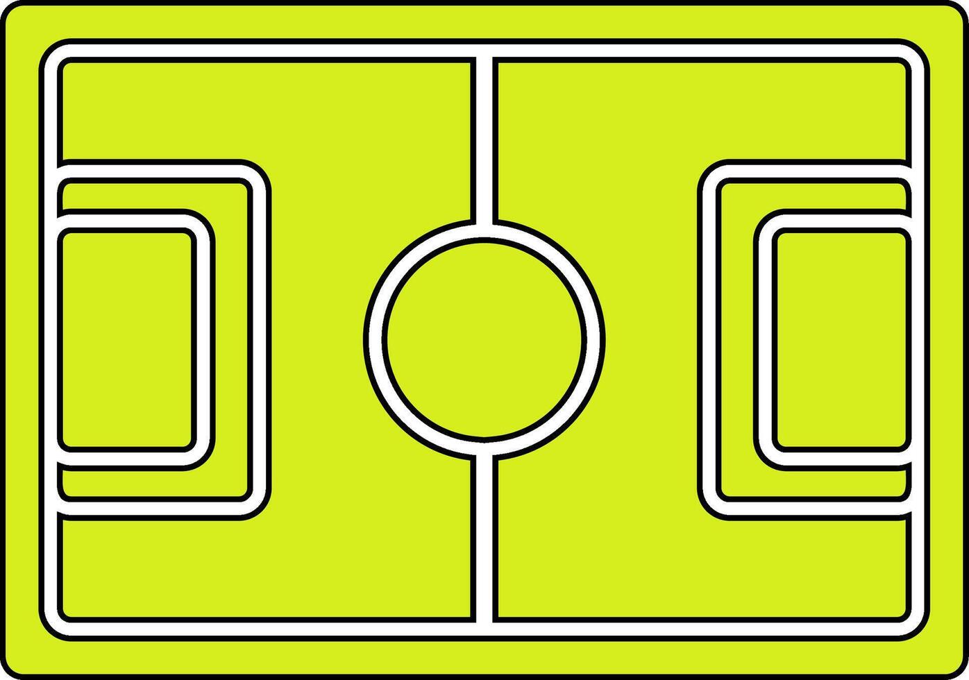 Football Ground Vector Icon