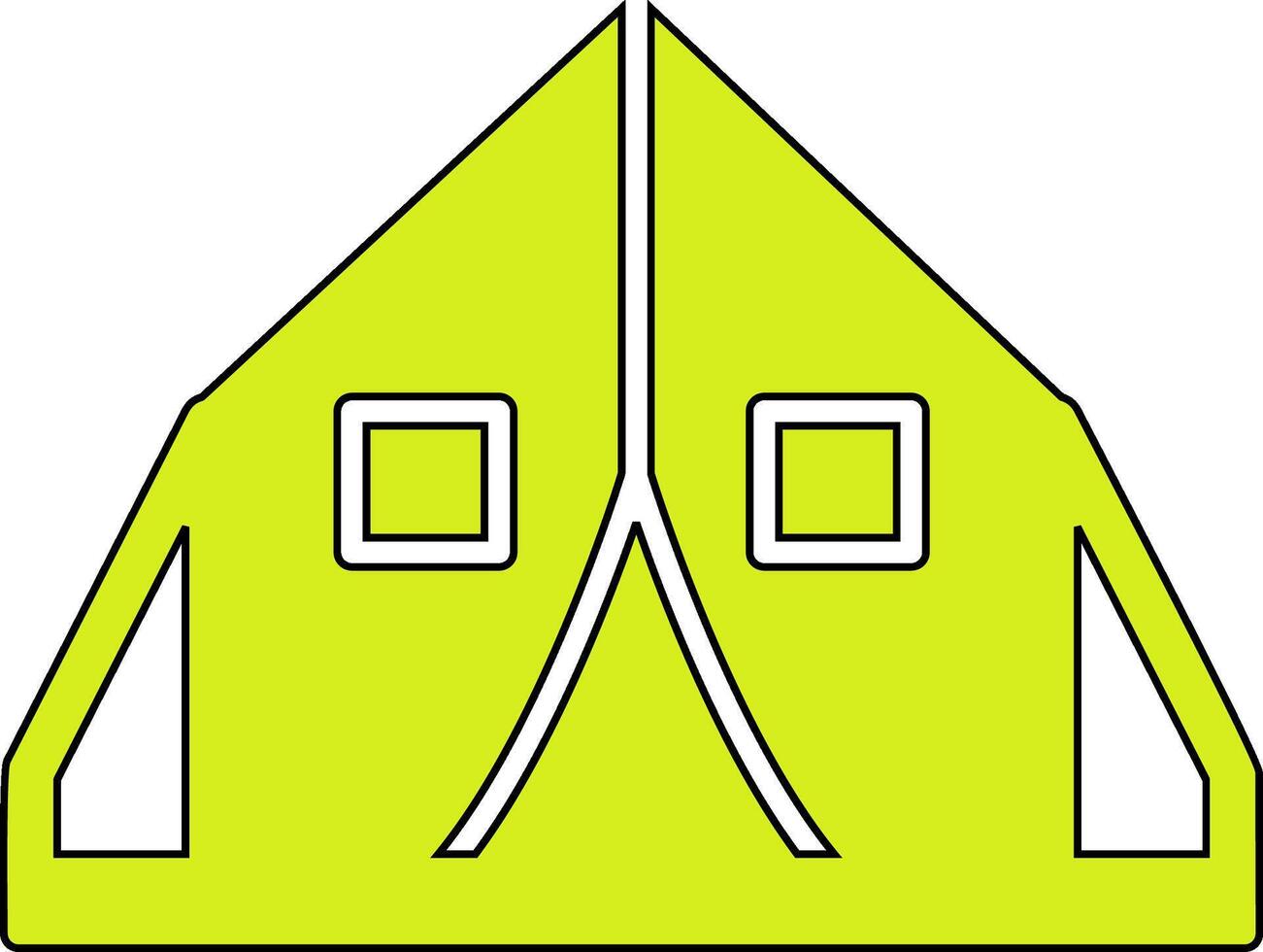 Tent Vector Icon