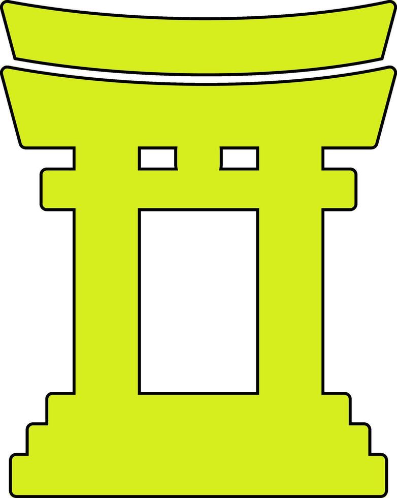 Torii Gate Vector Icon