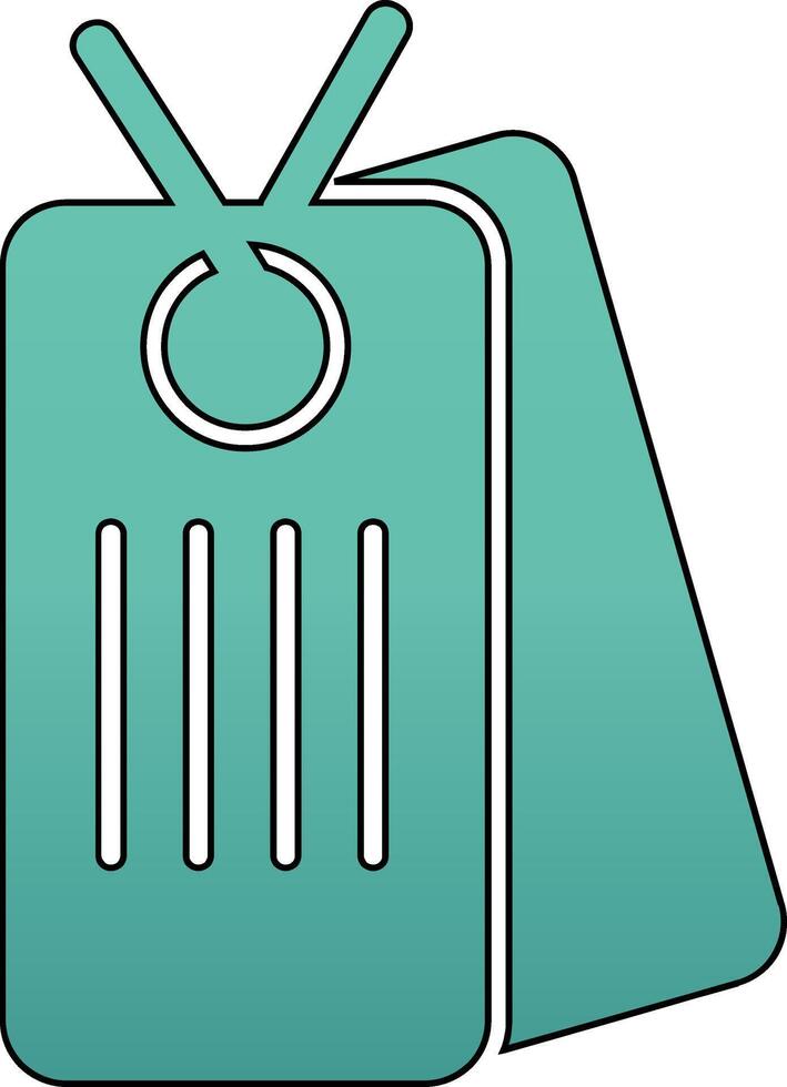 Dog Tag Vector Icon