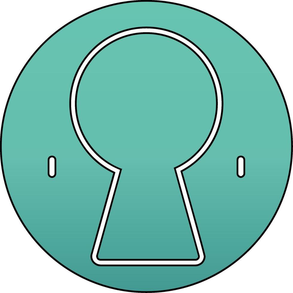 Keyhole Vector Icon