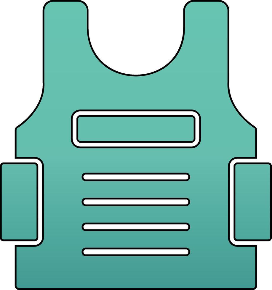 Bulletproof Vest Vector Icon