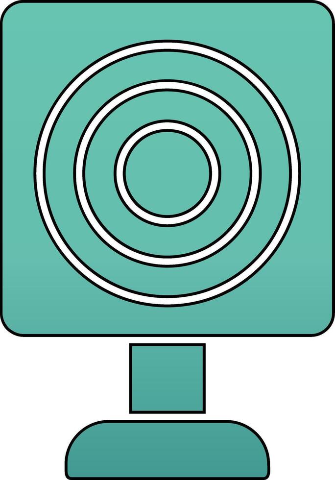 Military Target Vector Icon