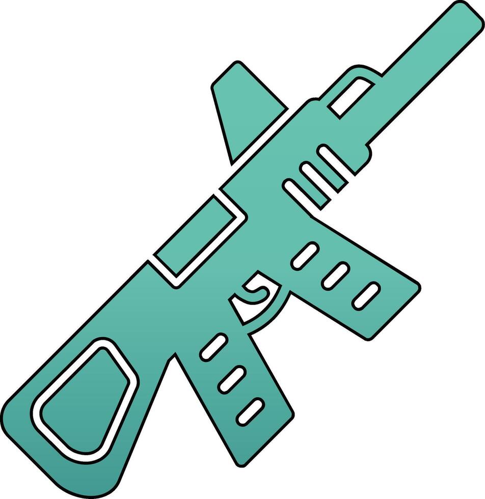 Machine Gun Vector Icon