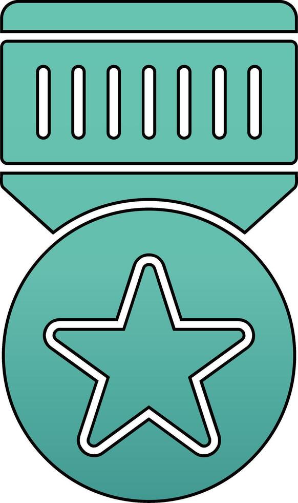 Military Badge Vector Icon