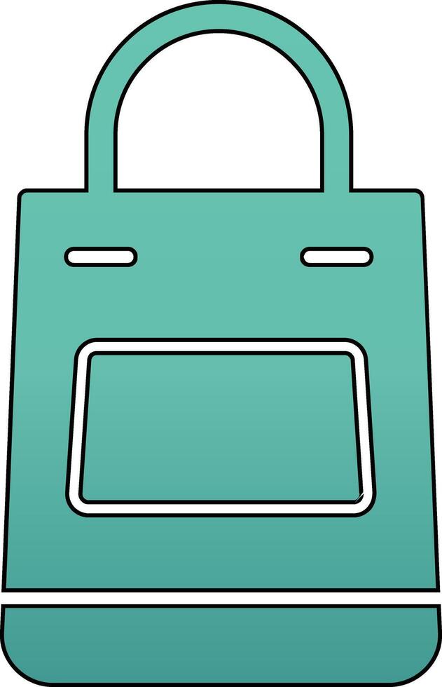 icono de vector de bolsa de compras