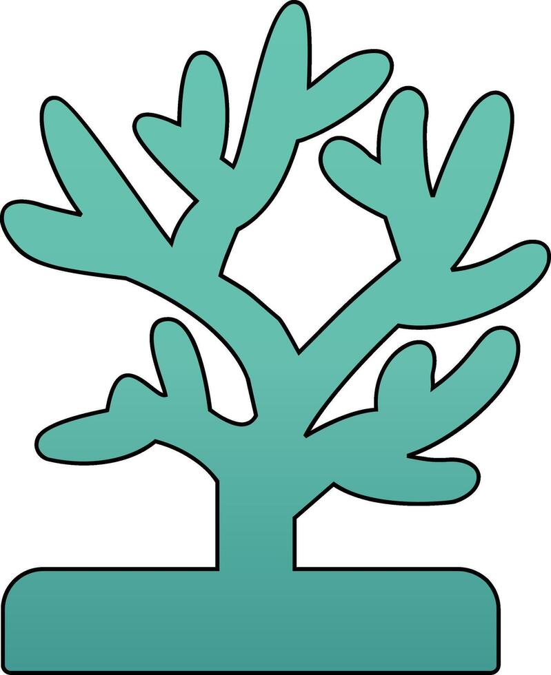 icono de vector de coral