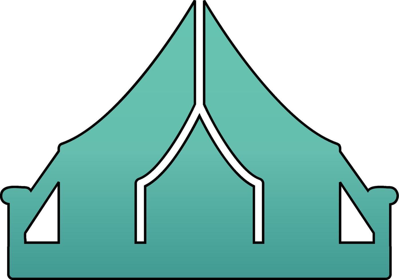 Camping Tent Vector Icon