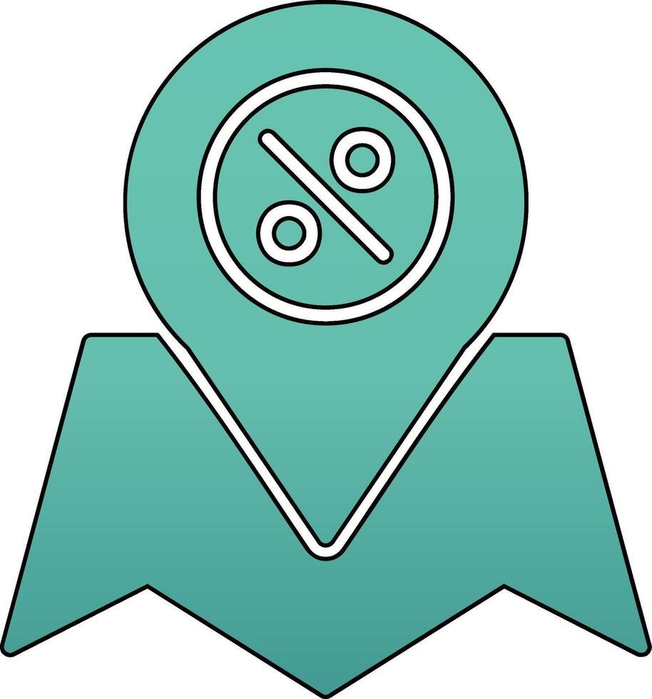 icono de vector de pin de ubicación