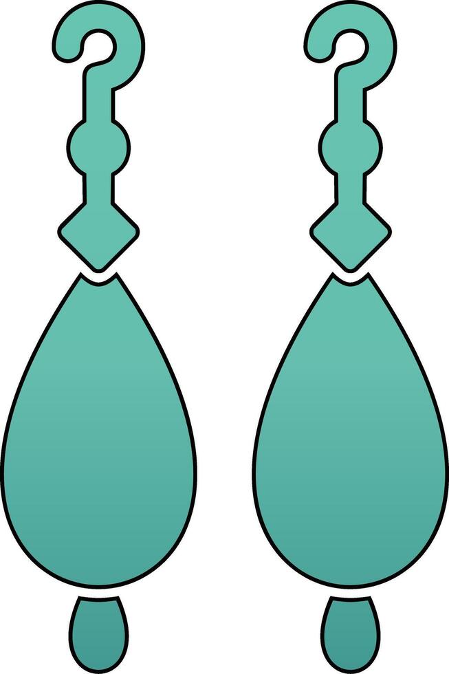 Earrings Vector Icon