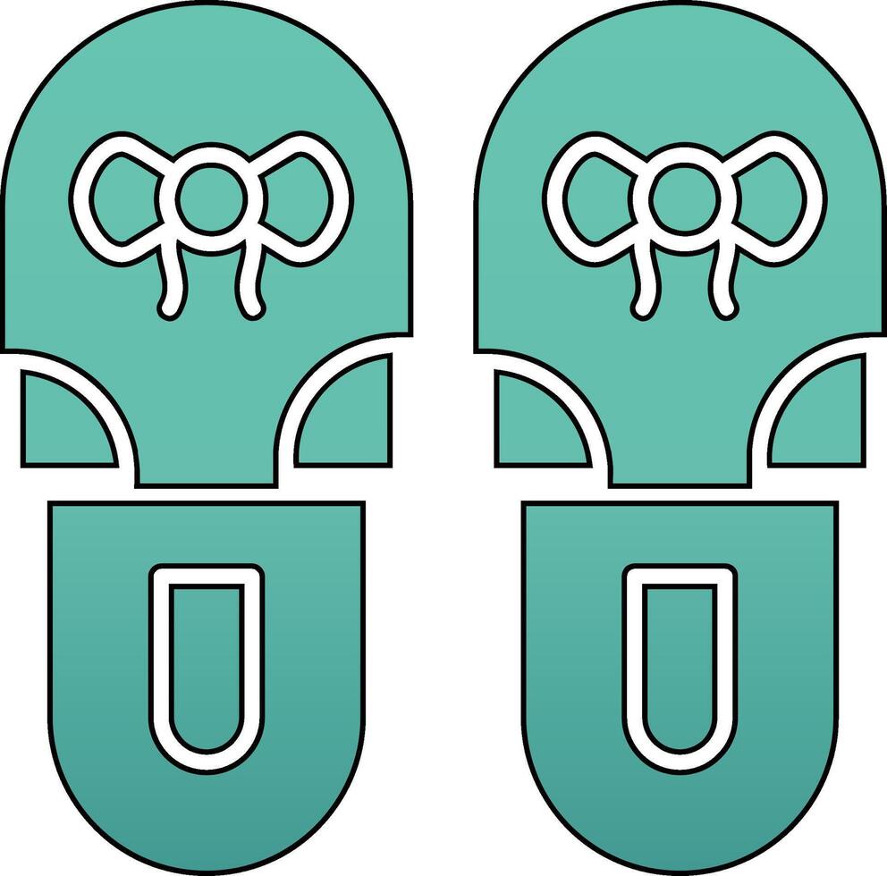 Slippers Vector Icon