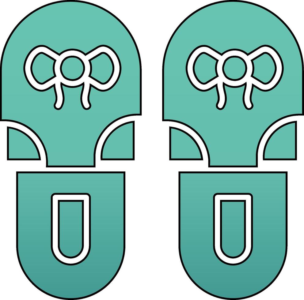 Slippers Vector Icon