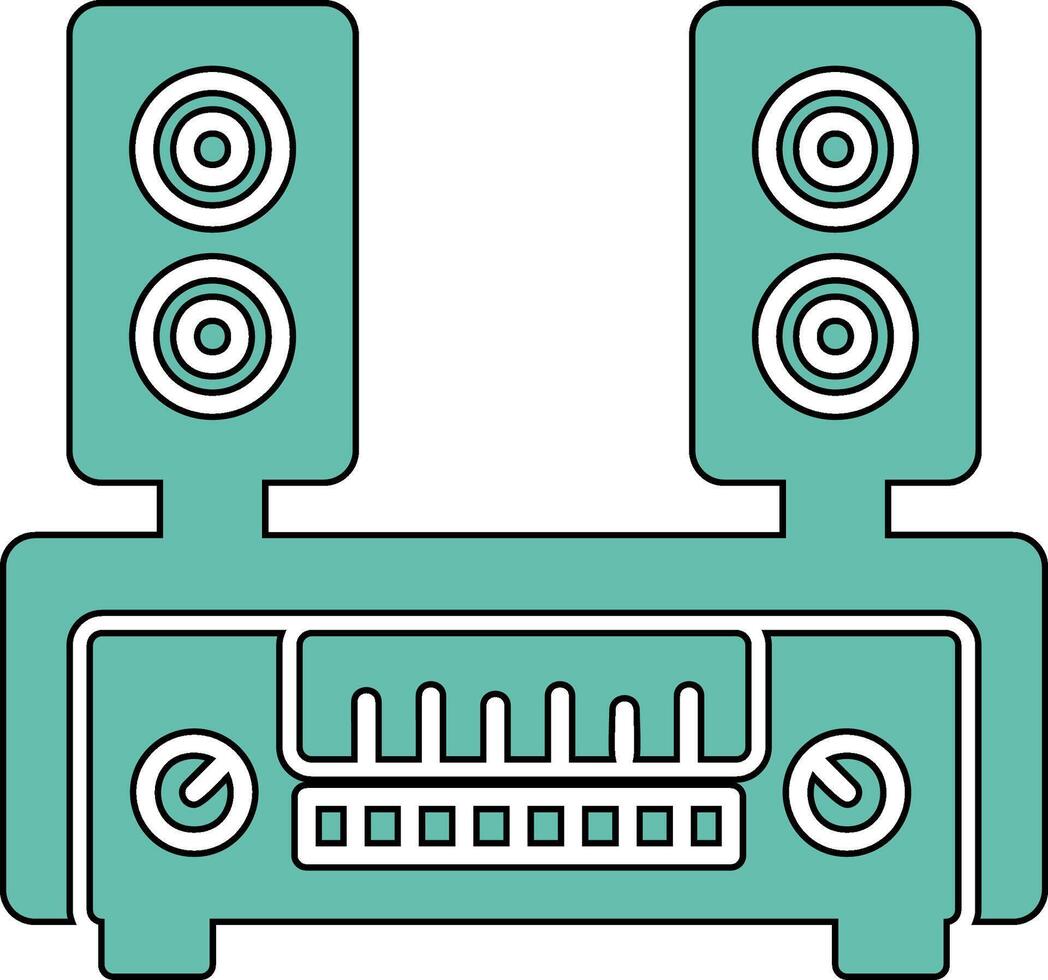 icono de vector de altavoces