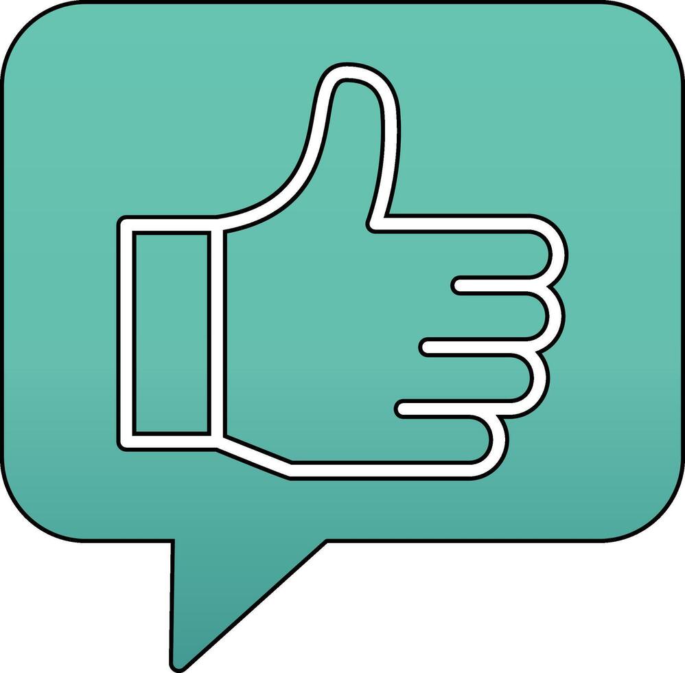 Thumbs Up Vector Icon