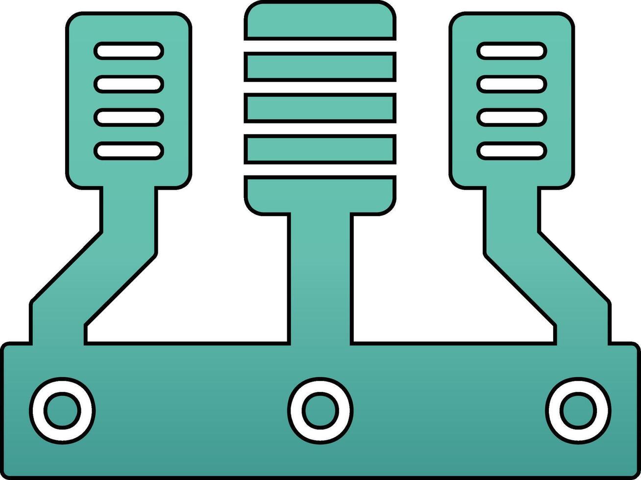 Car Accelerator Vector Icon