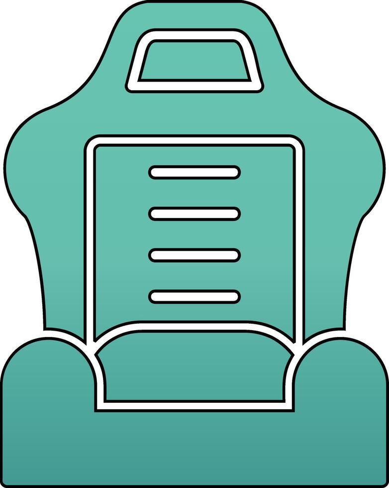 Car Seat Vector Icon