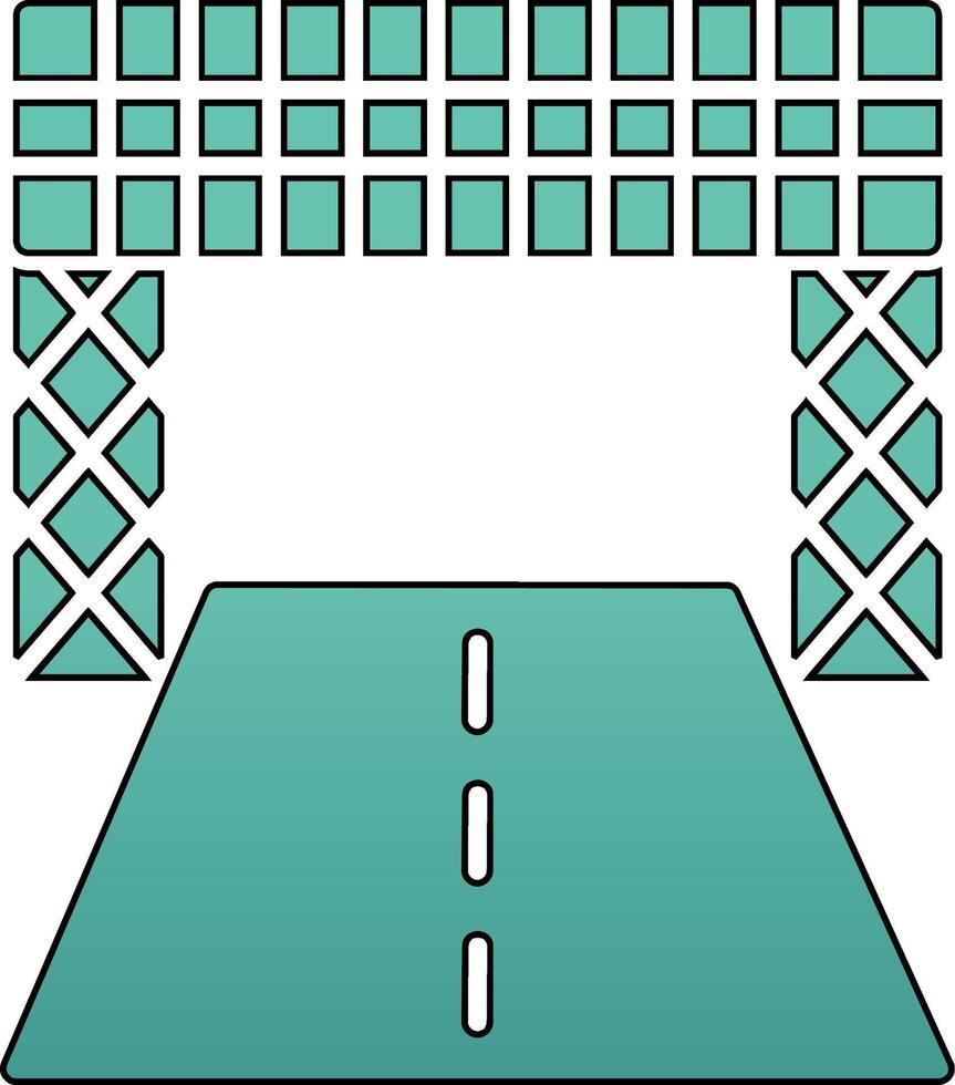 Racetrack Vector Icon