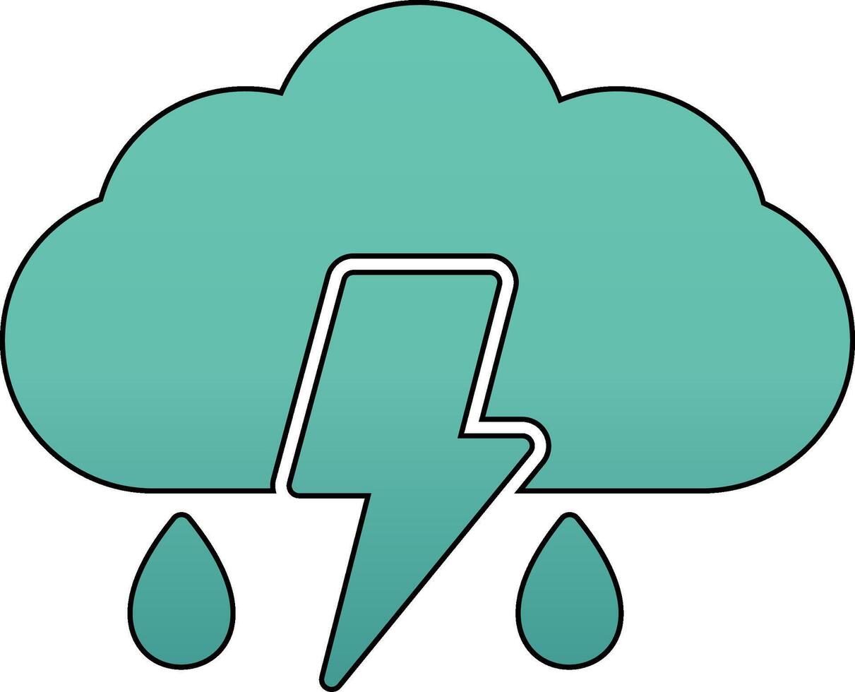 Thunder Vector Icon