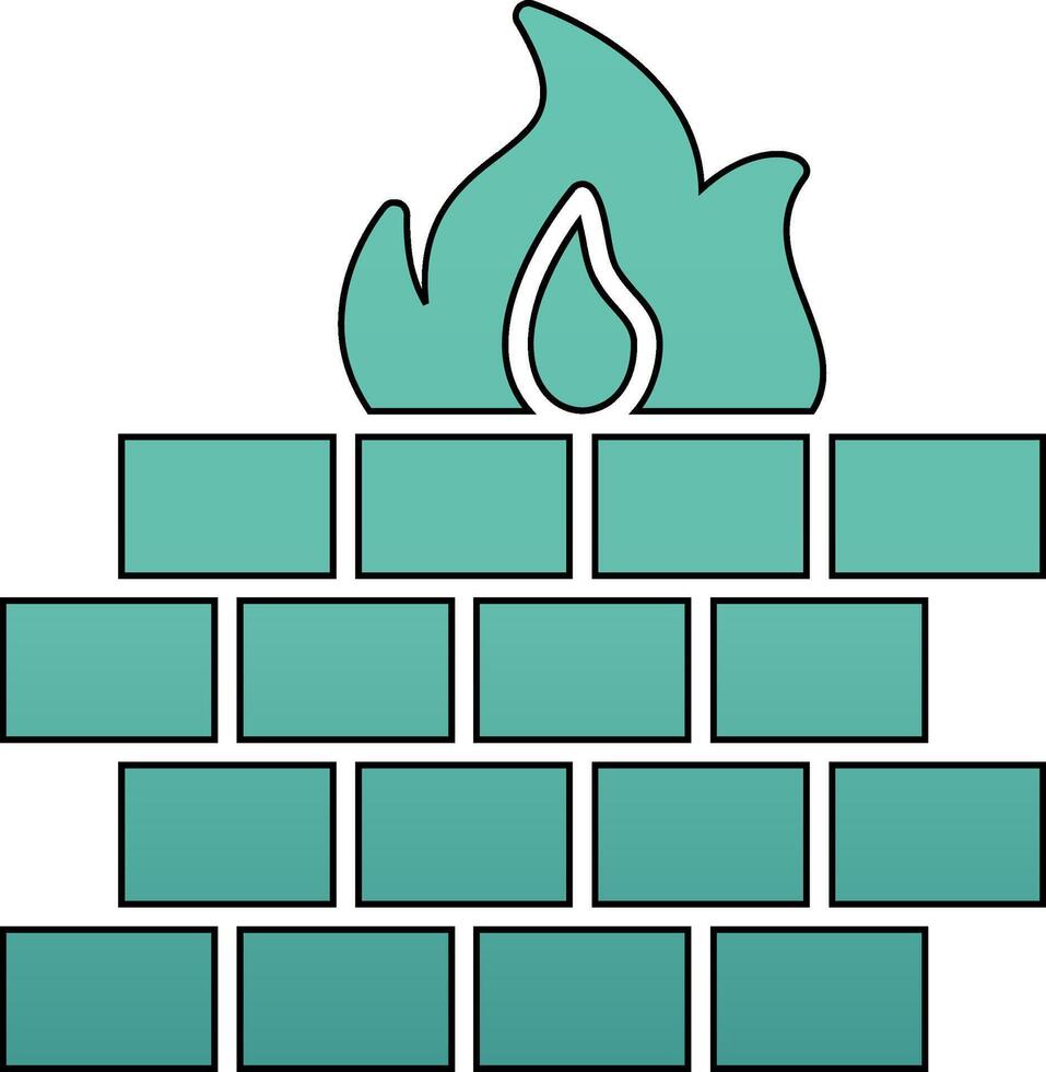Firewall Vector Icon
