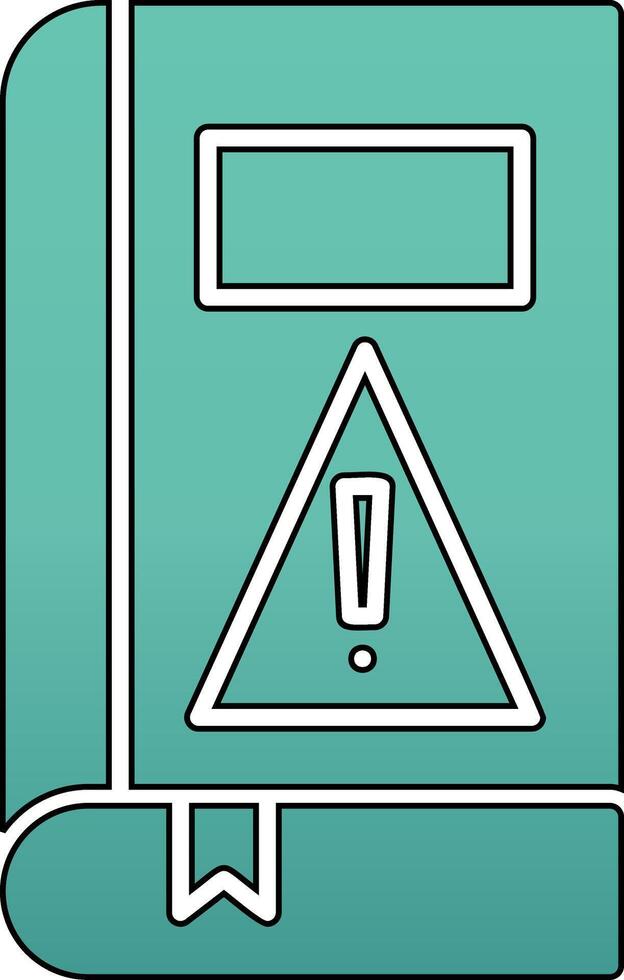 Book Alert Vector Icon