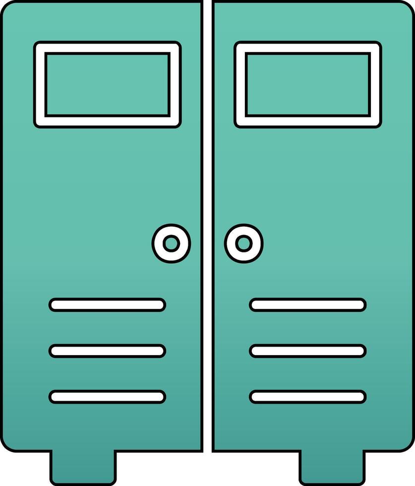 Lockers Vector Icon