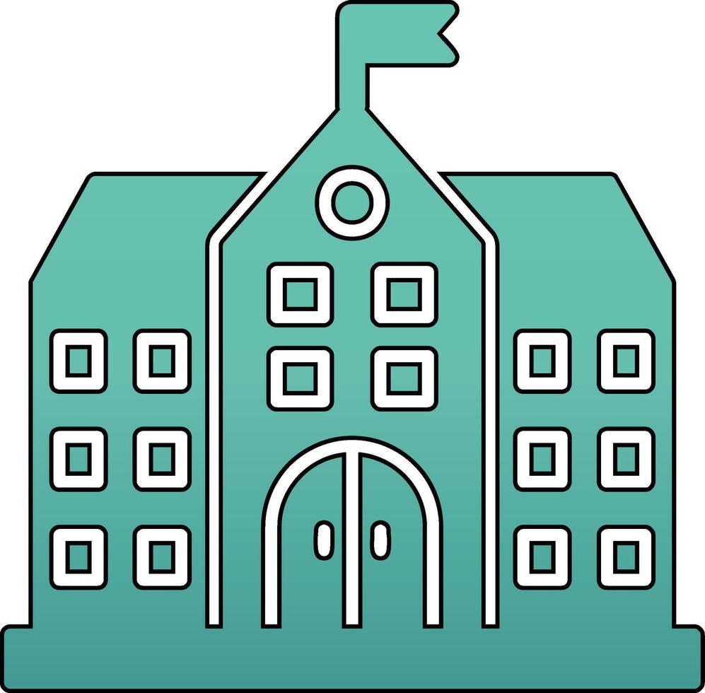 University Building Vector Icon