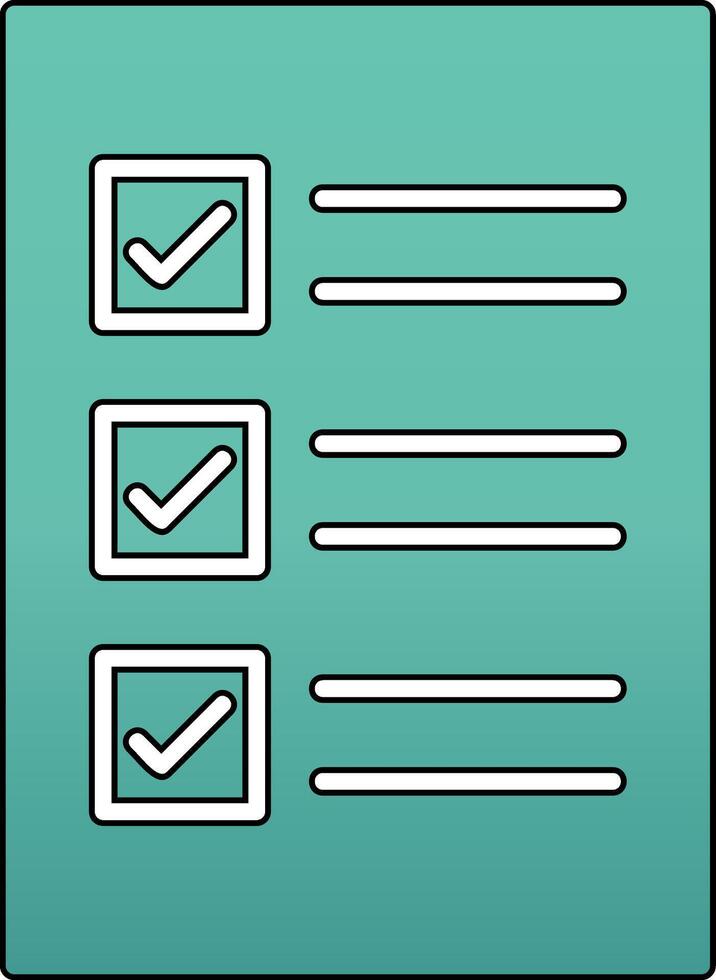 Check List Vector Icon