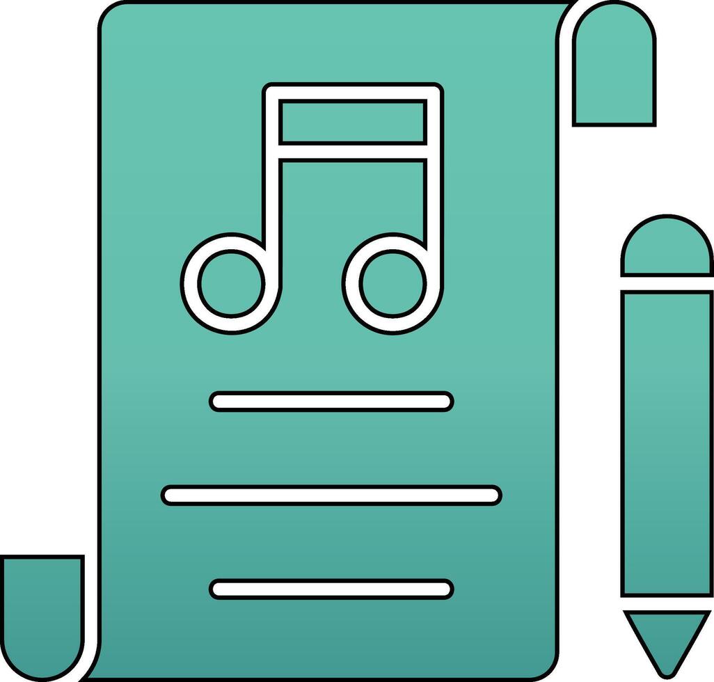 Music Composing Vector Icon