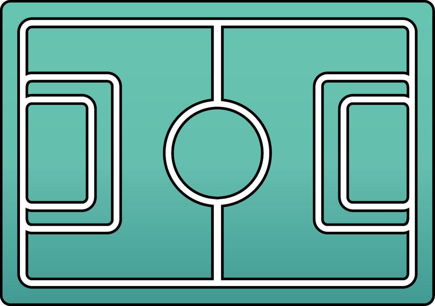 Football Ground Vector Icon