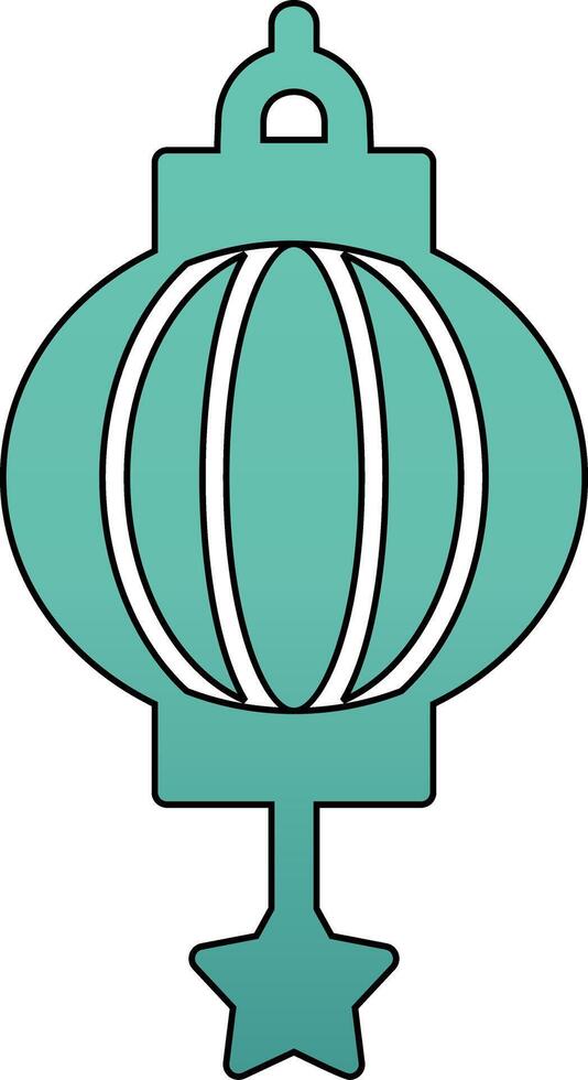 Chinese Lantern Vector Icon