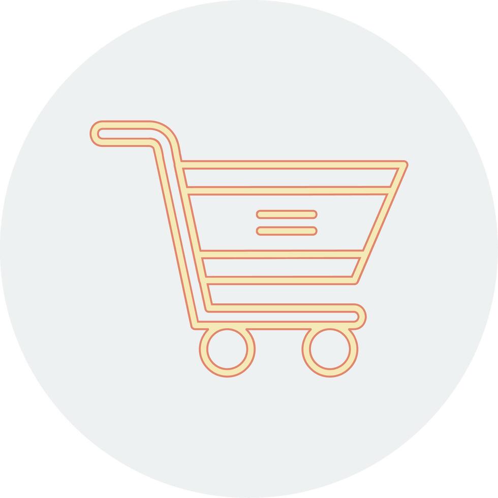 icono de vector de carrito de compras