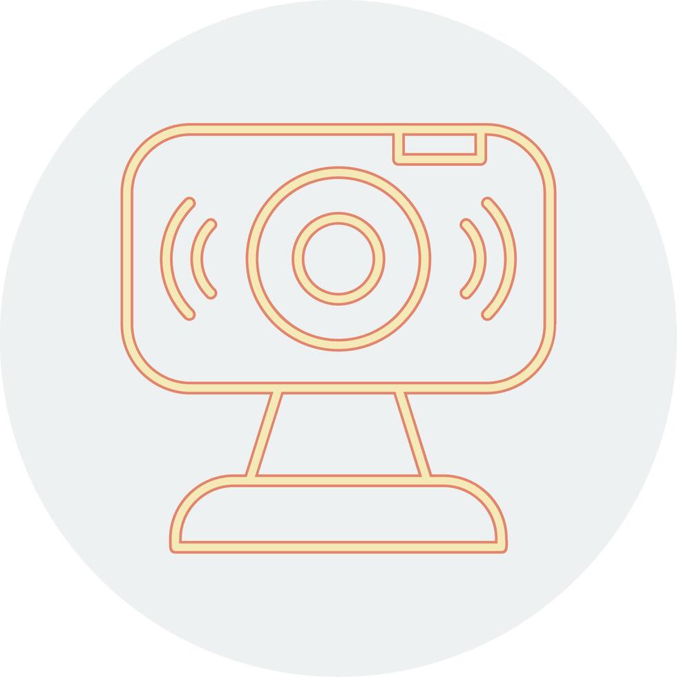 icono de vector de webcam