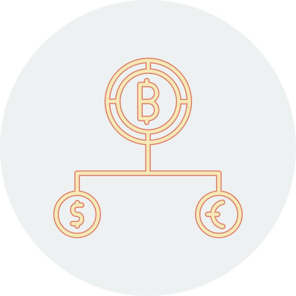 Divide Currency Vector Icon