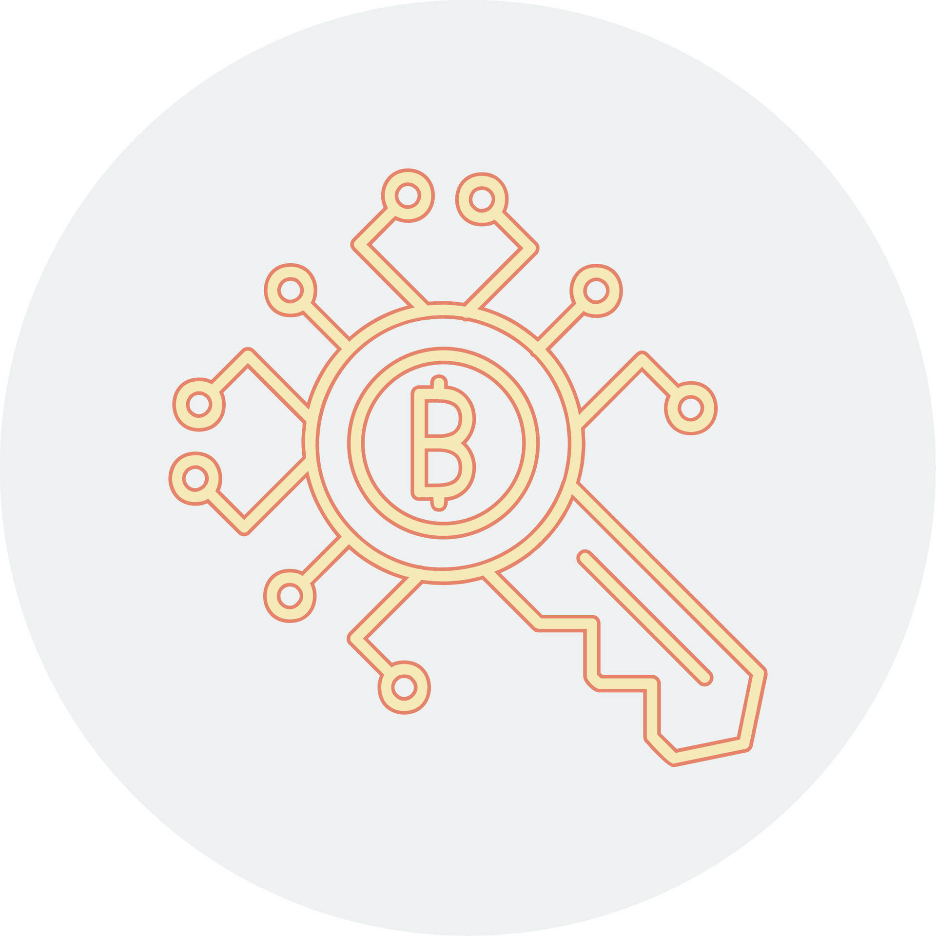 Encryption Key Vector Icon 38782047 Vector Art at Vecteezy