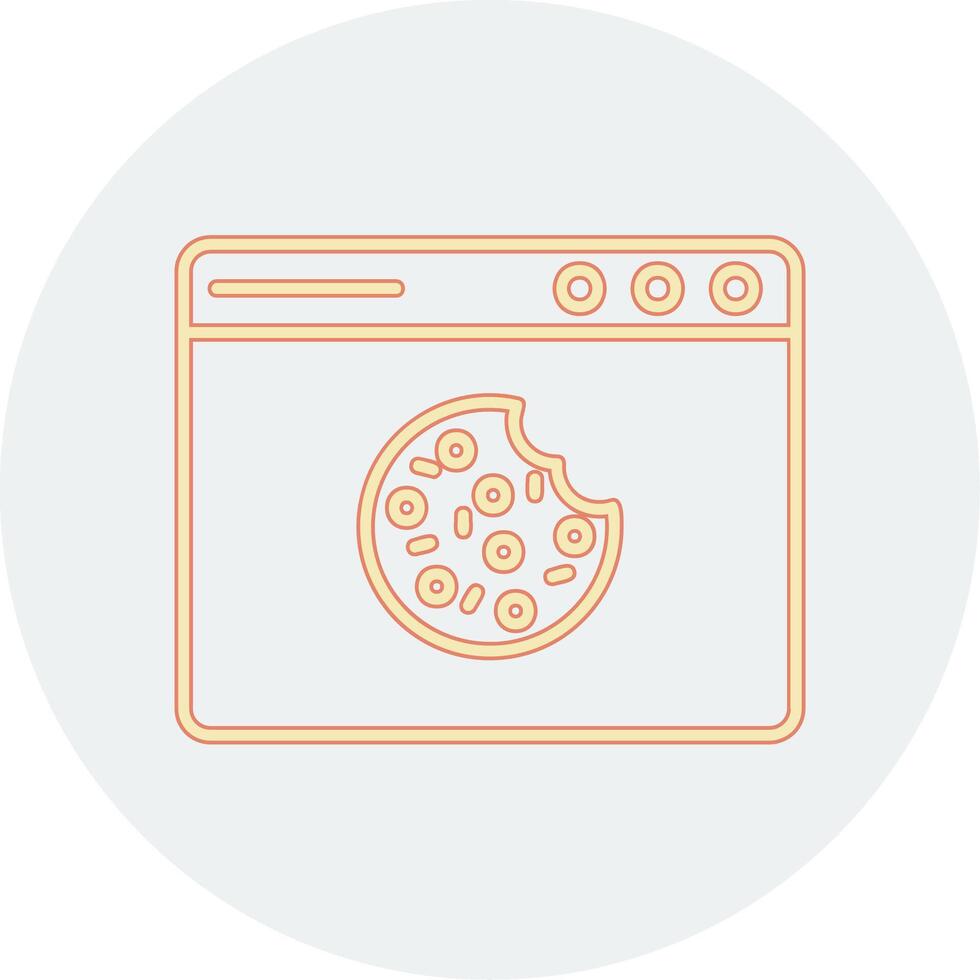 Web Cookies Vector Icon
