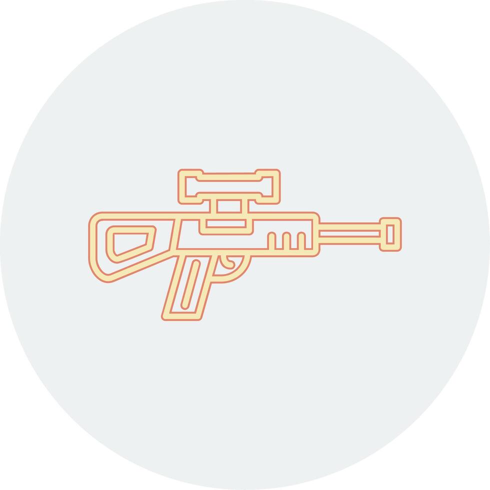 francotirador pistola vector icono