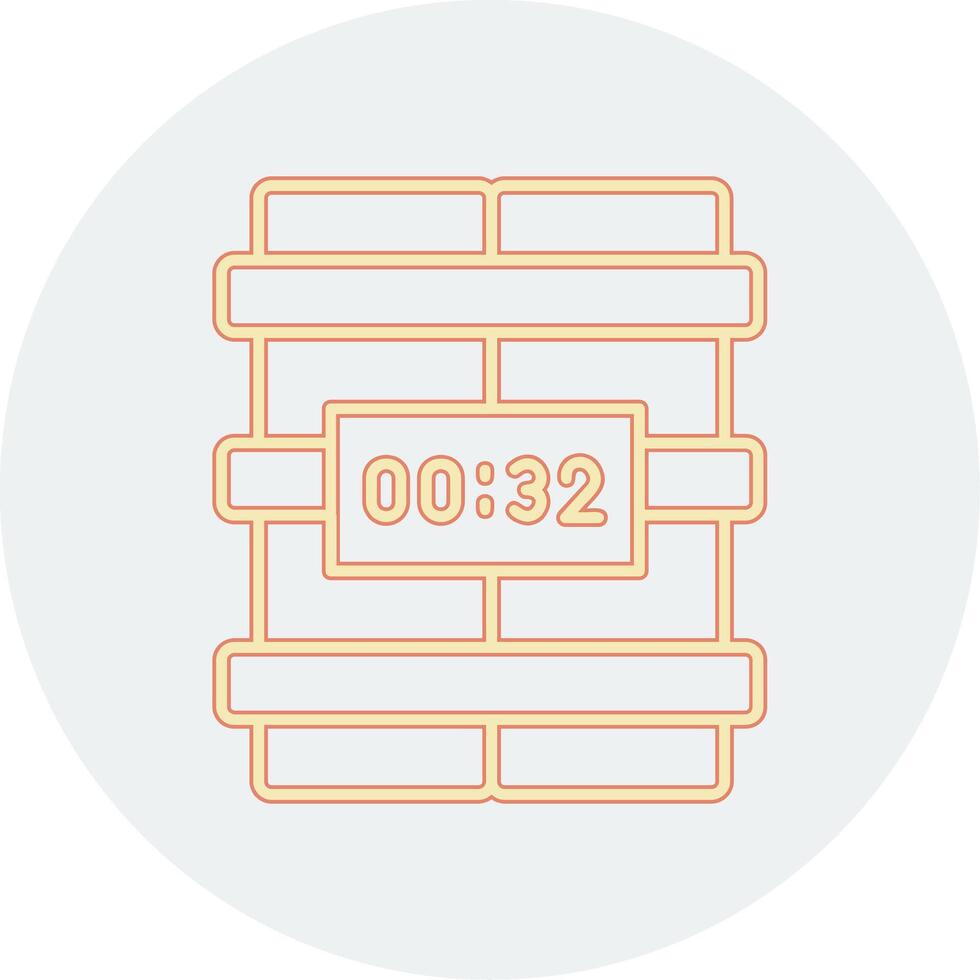 C4 Time Bomb Vector Icon