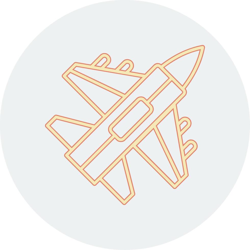 Jet Fighter Vector Icon