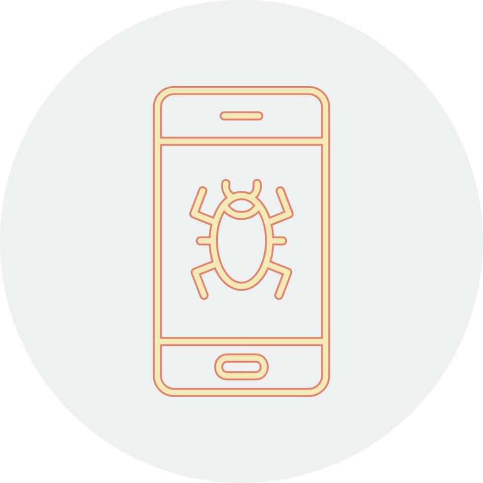 Mobile Virus Vector Icon