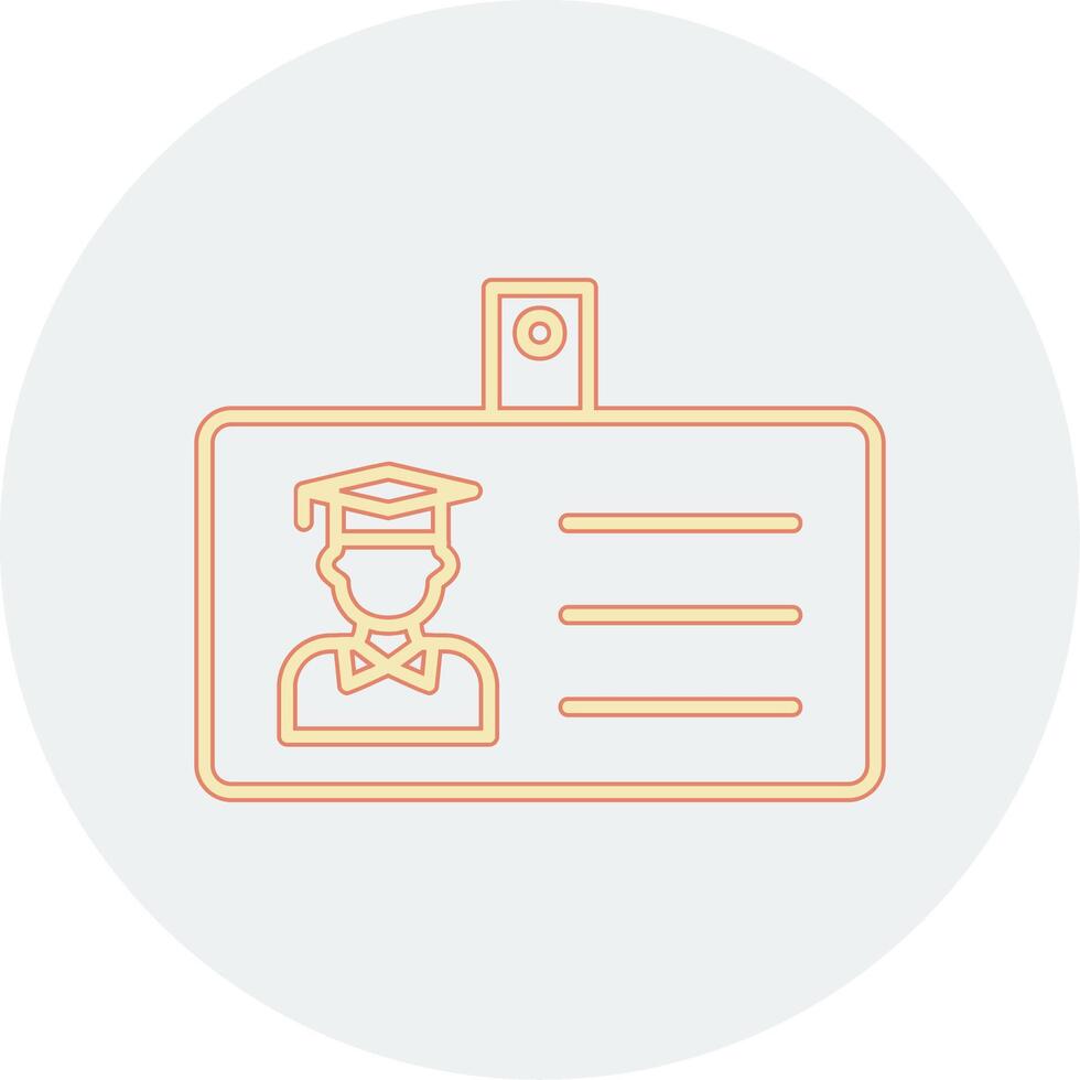 Student Id Card Vector Icon