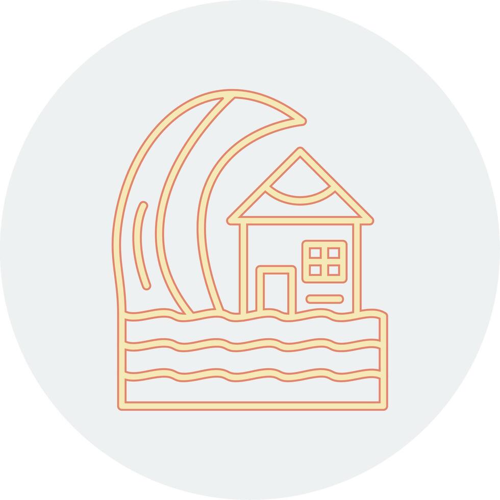 Tsunami Vector Icon