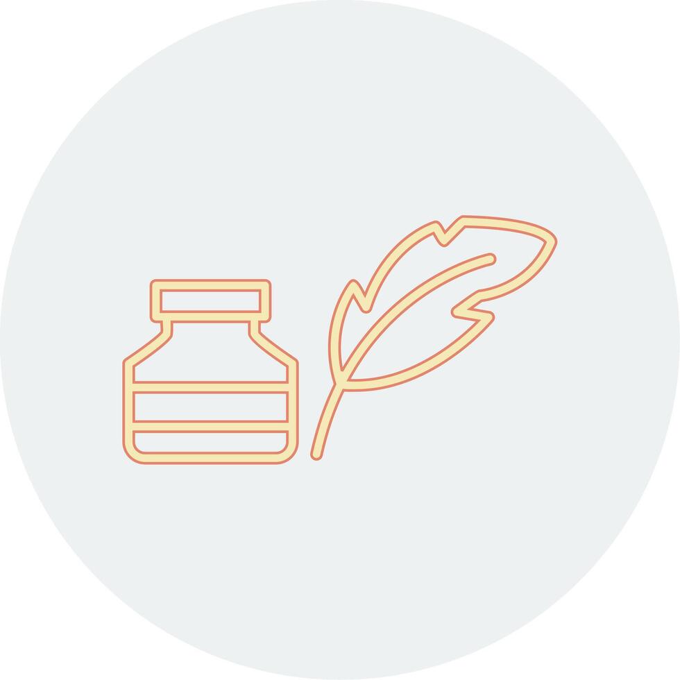 Quill And Ink Vector Icon