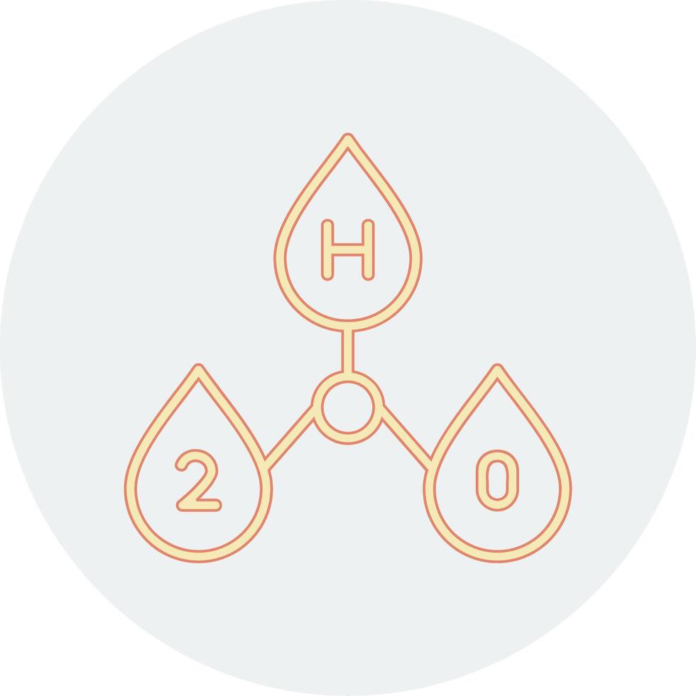 H2o Vector Icon