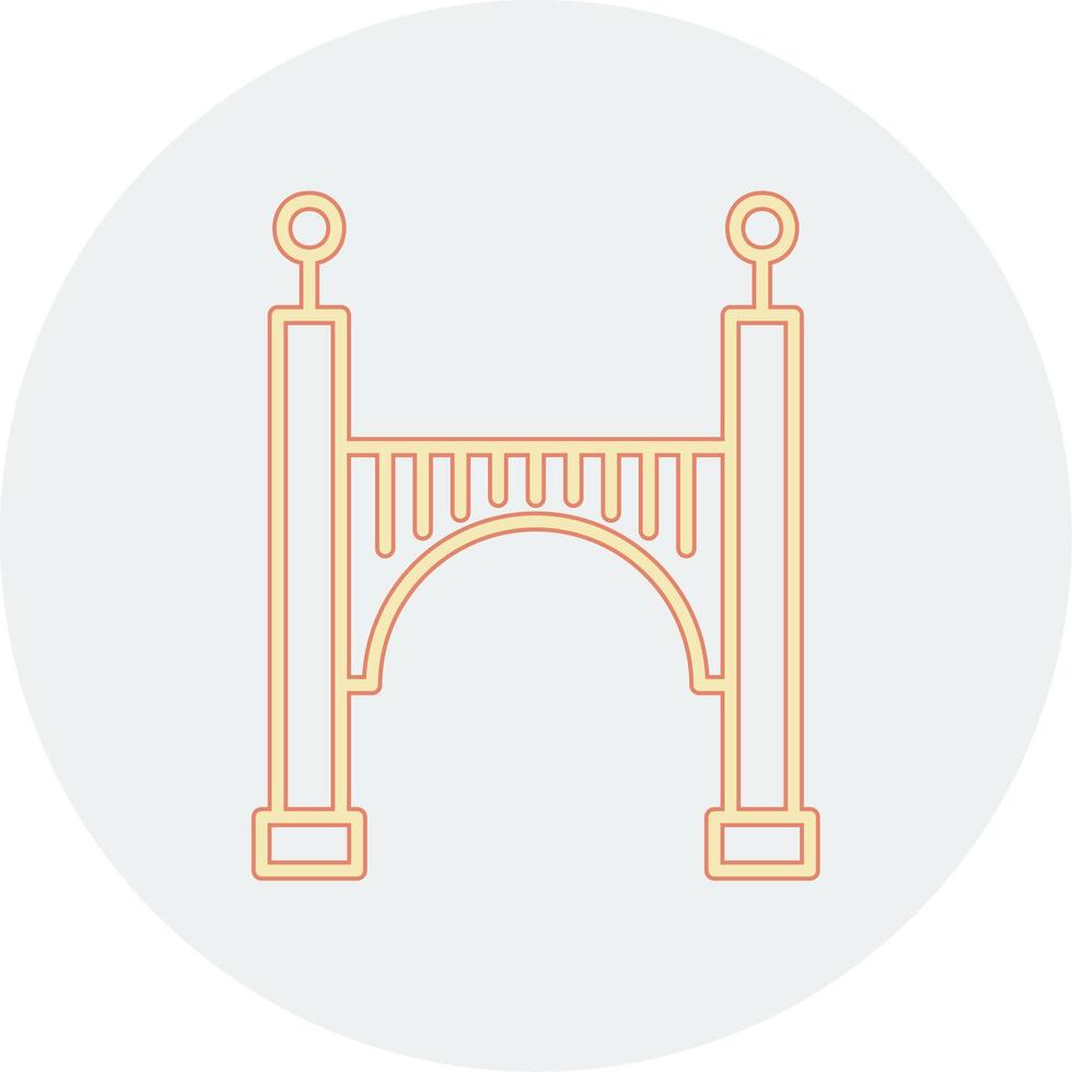 icono de vector de puente