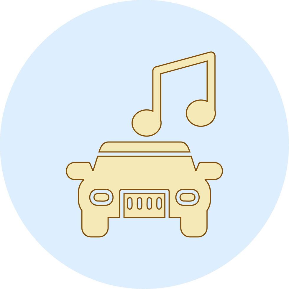 Car Music Vector Icon