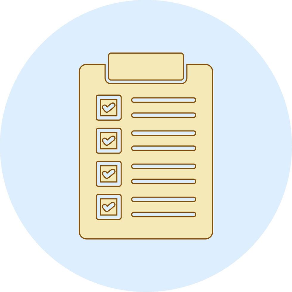 Check List Vector Icon