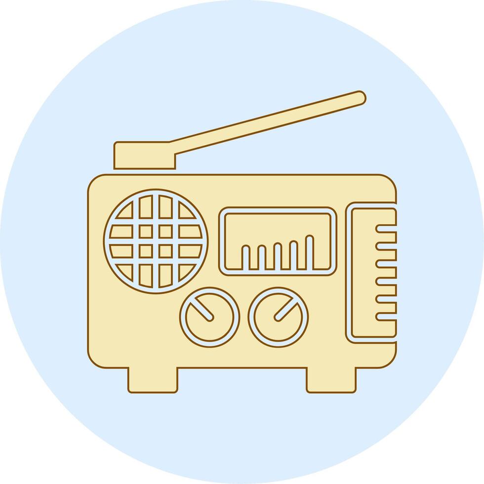 icono de vector de radio